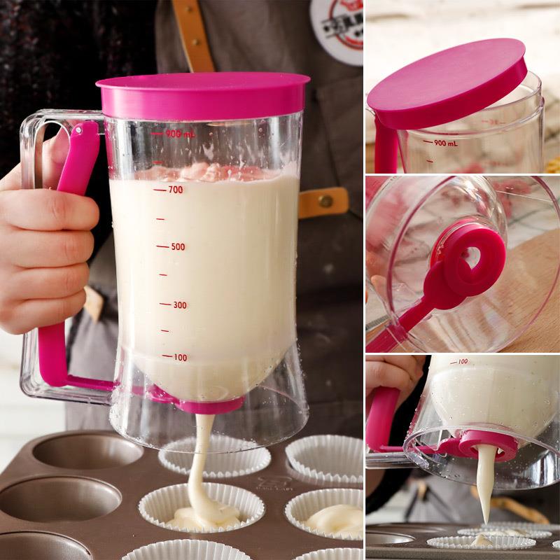 Egg Separator Tool - 케이크 컵용 계량컵 깔때기, 계란 반죽