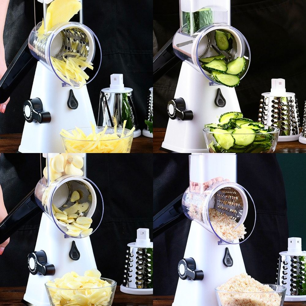 Kitchen Helper Gadgets - 회전식 식품 슬라이서, 채칼, 채썰기 도구,