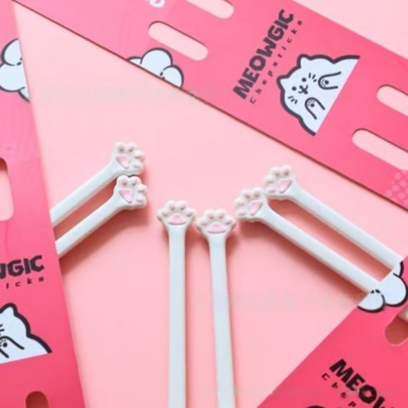 Kitchen Helper Gadgets - 1 쌍 고양이 발 젓가락 아기