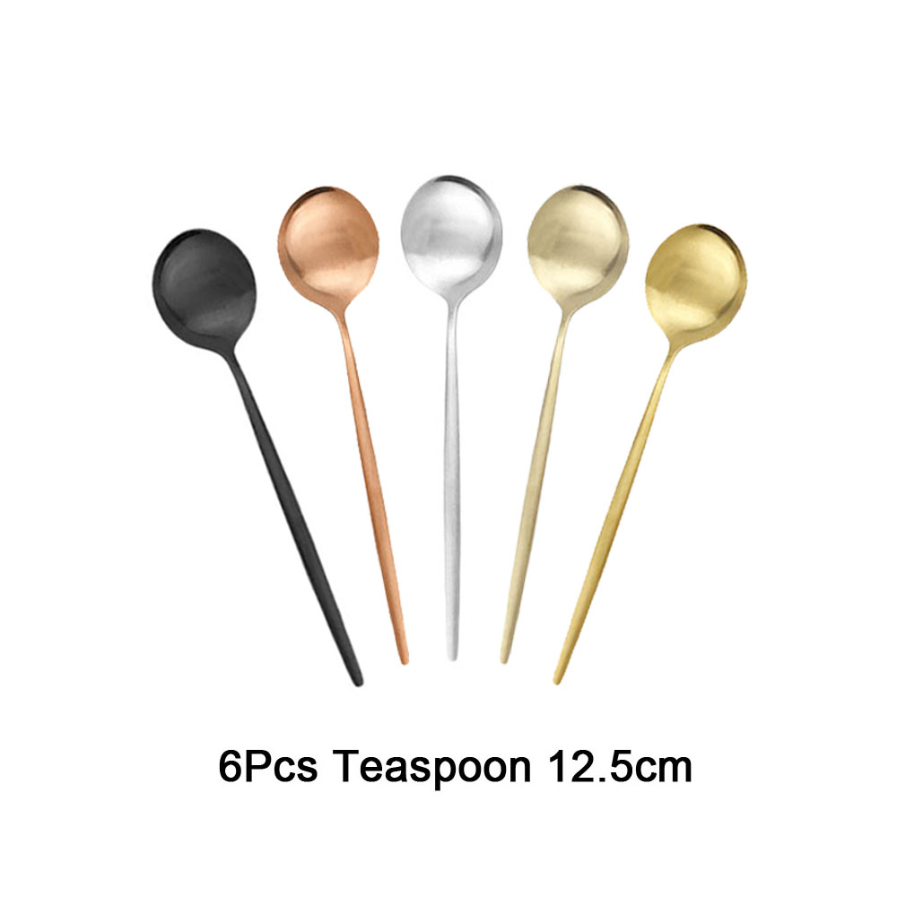 6Pcs 차 커피 저어 미니 숟가락 작은 매트 스테인레 - Kitchen Gadgets Gold 리뷰 및 가격