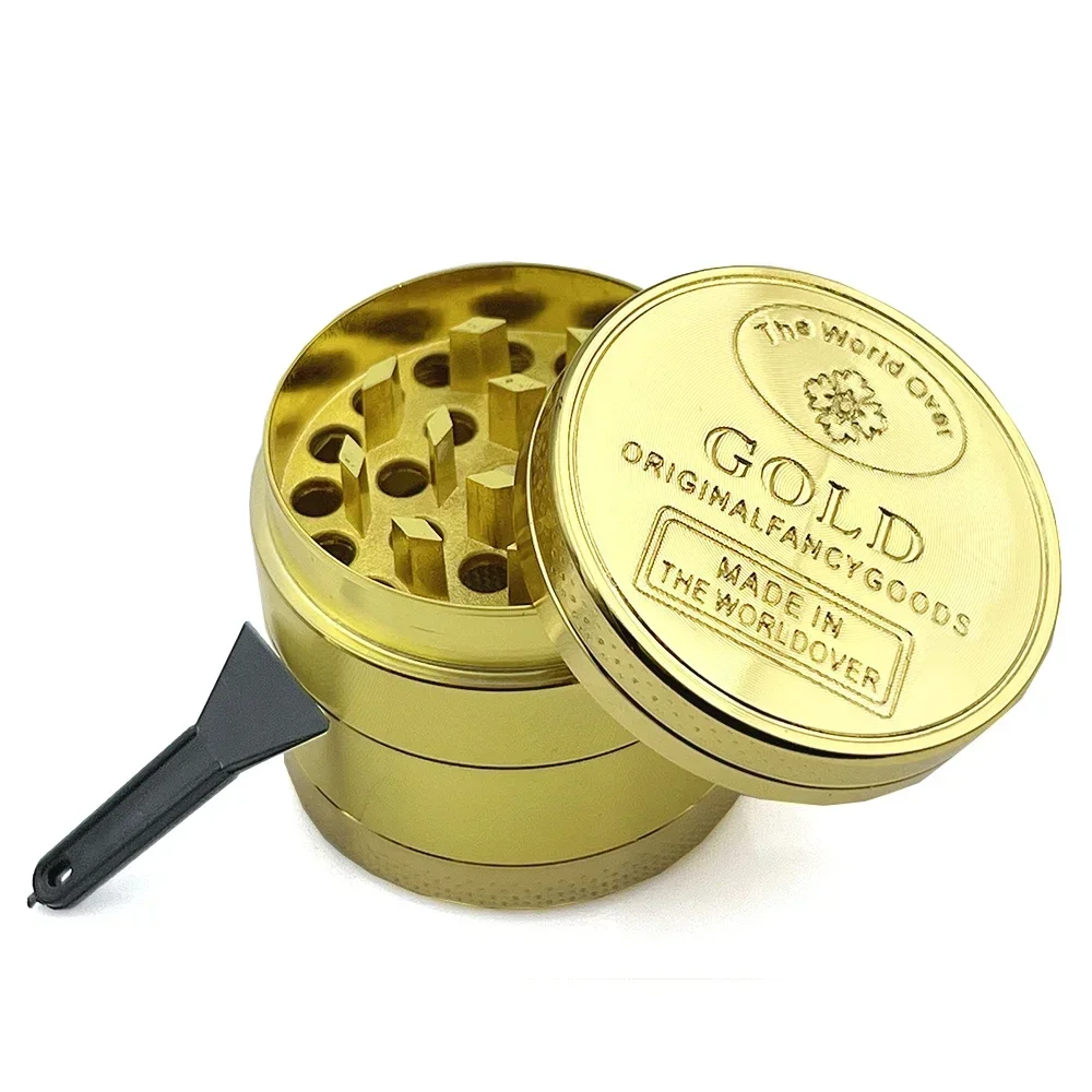 허브 분쇄기 3/4 부품 아연 합금 40mm 담배 분쇄 - Kitchen Gadgets Gold 리뷰 및 가격