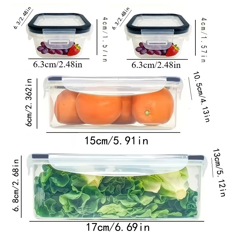 8Pcs 용기 4개 뚜껑 4개 세트 주방 밀폐용기 플라 - Kitchen Gadgets Organizer 리뷰 및 가격