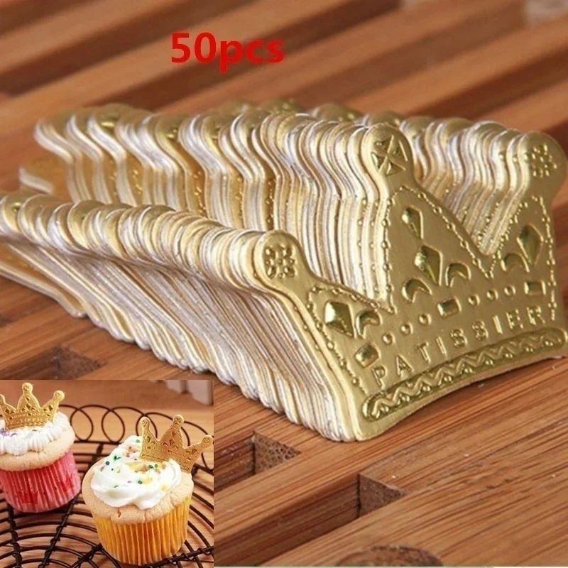 케이크 탑 햇 골드 공주 크라운 파티 컵케이크 선택,  - Kitchen Gadgets Gold 리뷰 및 가격